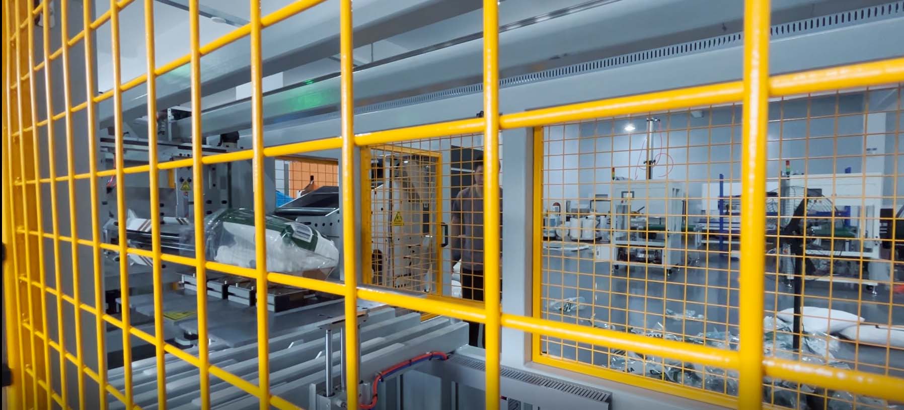 枕芯自动打卷包装设备