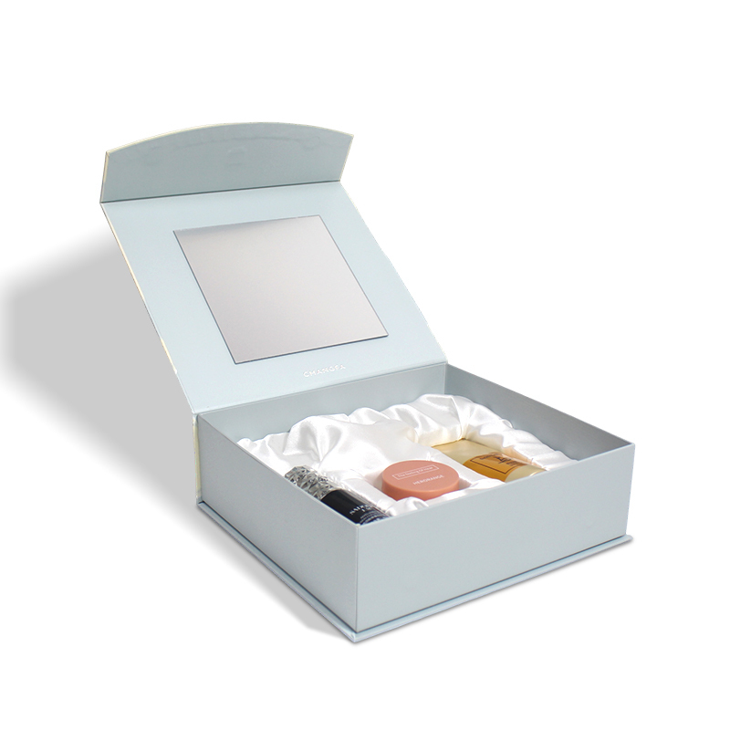 Cosmetic Clamshell Magnetic Box with Mirror
