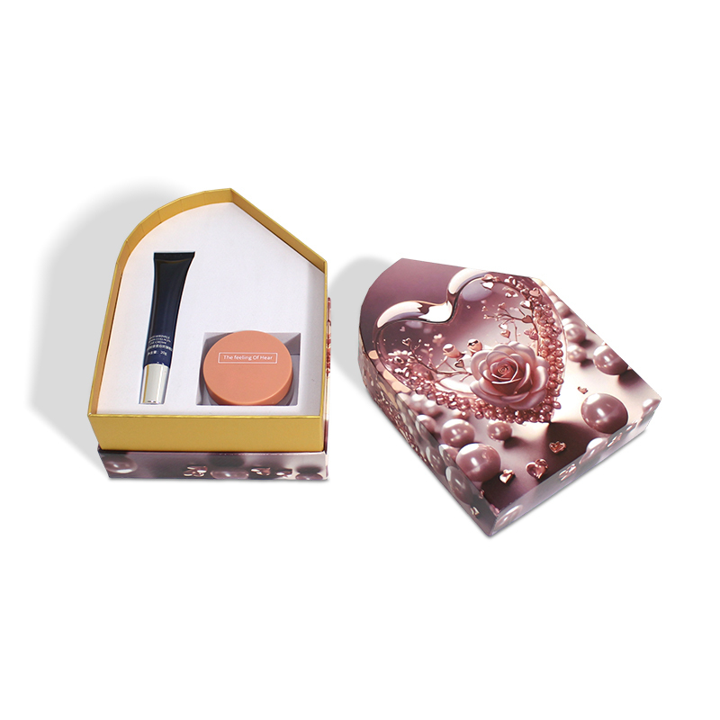 Cosmetic Removable Lid Box With Neck Box With EVA velvet insert
