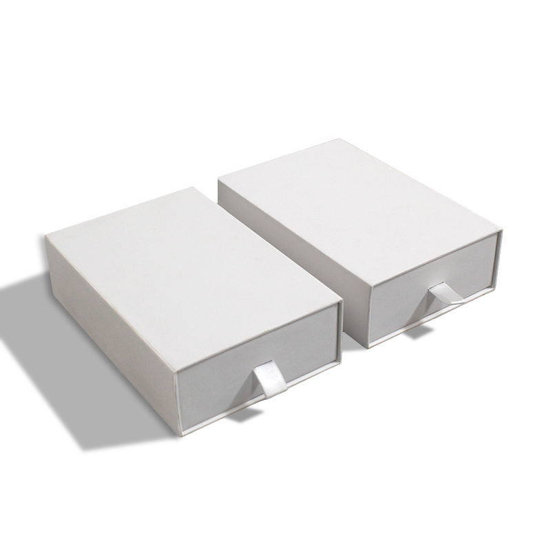 Cosmetics Perfume Drawer White Box With EVA Insert