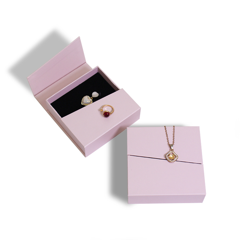 Eco Friendly Jewellery Packaging Box Personalised Custom Logo Hign End Cardboard Paper Double Door Jewelry Box