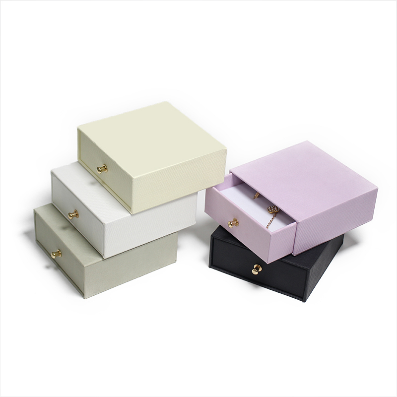 Fashionable Drawer Bracelet Necklace Storage Packaging Custom Size Jewelry Box