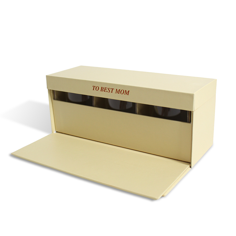 Candle Clamshell Gift Box Corrugated Paper Insert