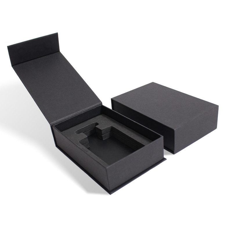 Perfume Clamshell Magnetic Black Box Neck EVA Insert