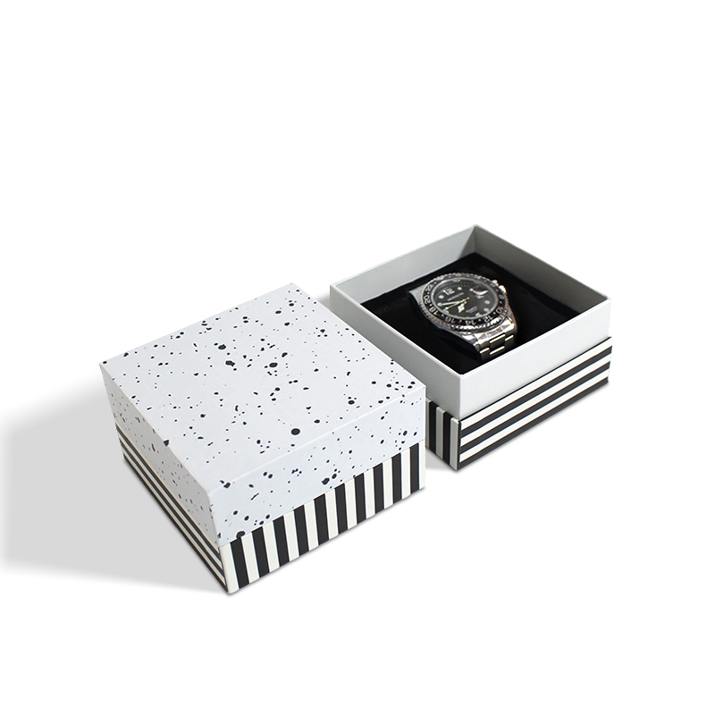Watch Removable Lid Box With Neck Box With Pillow Foam Insert