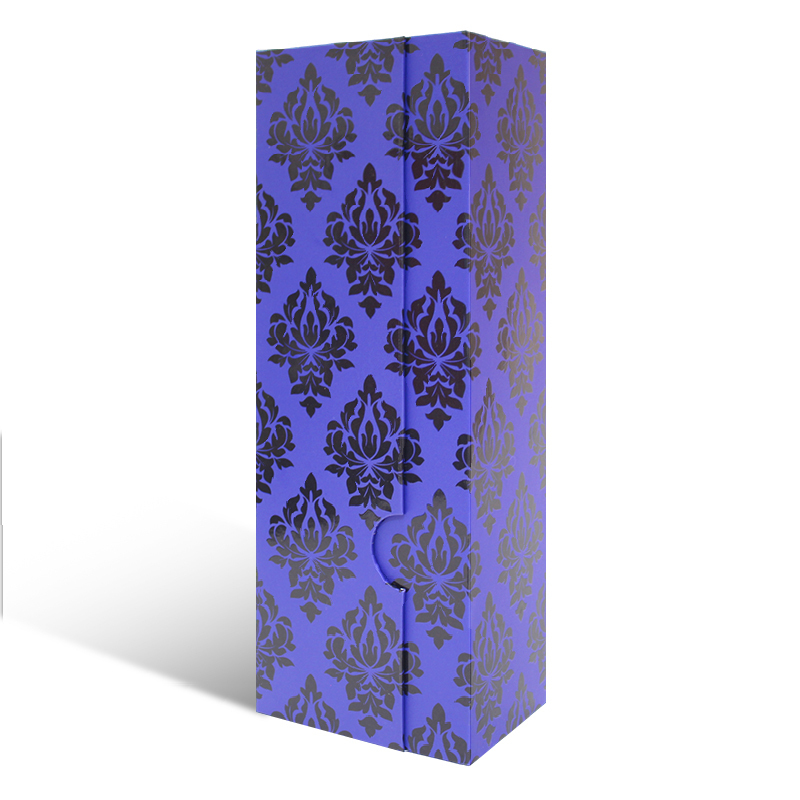 Wine Double-Door Magnetic Folding Gift Box With EPE Pearl Cotton