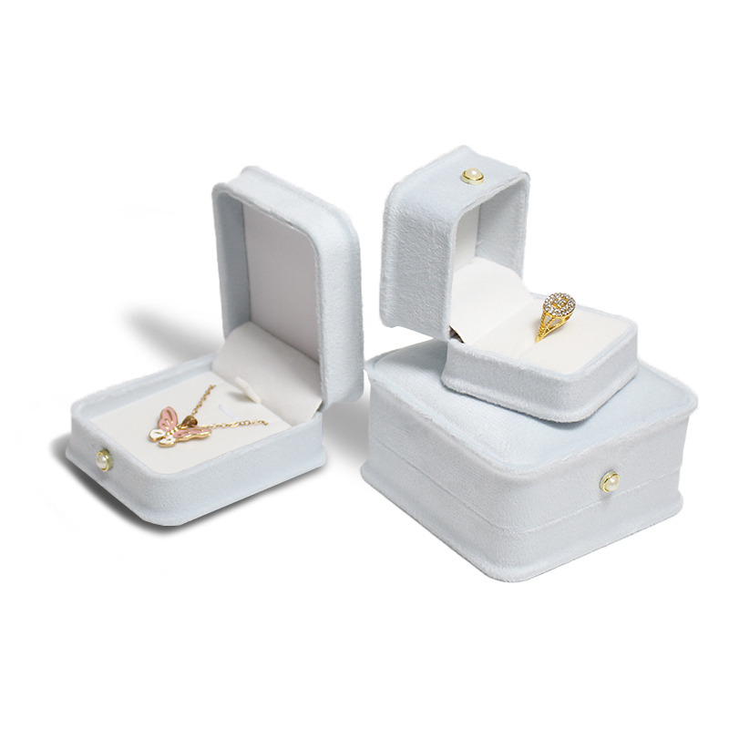 Earrings Ring Necklace Pendant-for Luxury Gift Packaging Velvet Jewelry Box and Bag