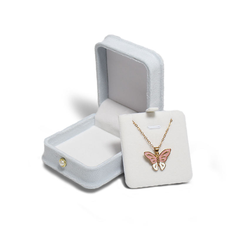 Earrings Ring Necklace Pendant-for Luxury Gift Packaging Velvet Jewelry Box and Bag