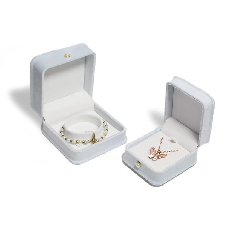 Earrings Ring Necklace Pendant-for Luxury Gift Packaging Velvet Jewelry Box and Bag