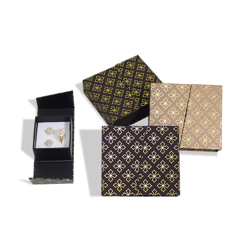 Double Opening Magnetic Jewelry Box With Sponge Insert