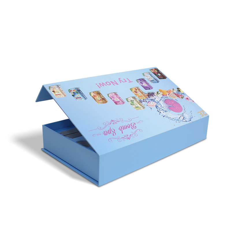 Clamshell Magnetic Cosmetic Box with EVA Insert