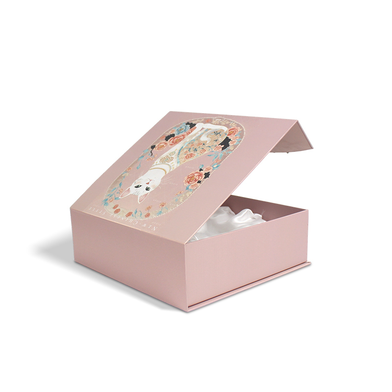 Cosmetic Clamshell Magnetic Box with Mirror