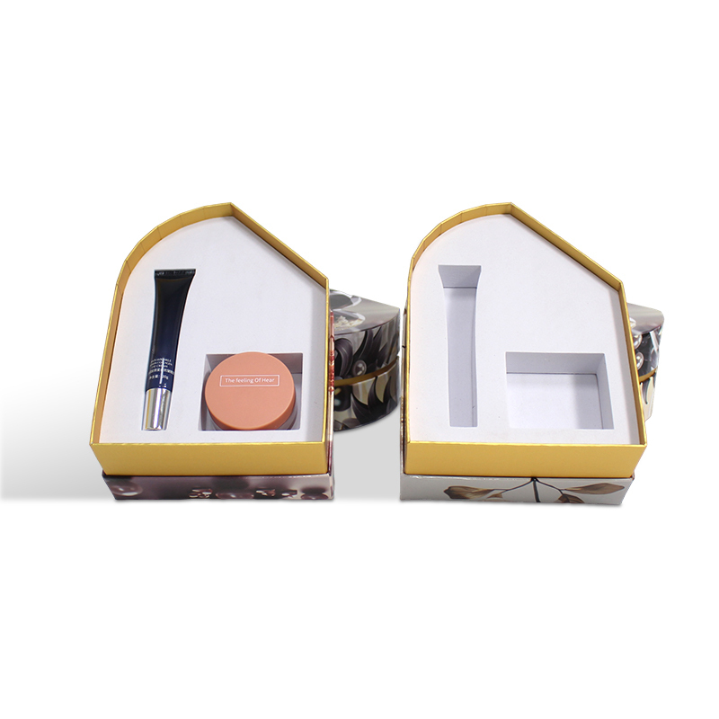 Cosmetic Removable Lid Box With Neck Box With EVA velvet insert