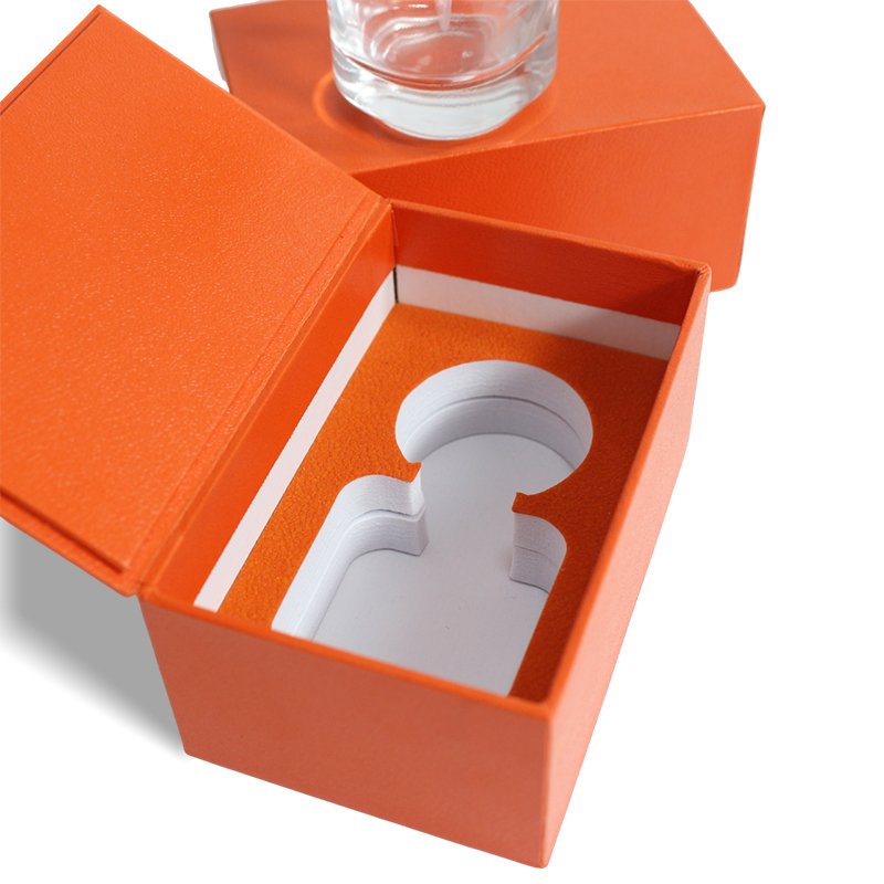 Perfume Removable Lid Box With Neck EVA Velvet Insert