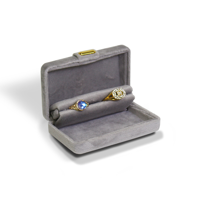 Eco-Friendly High-End Velvet Magnetic Closure Jewelry Packaging Box for Rings Earrings & Necklaces