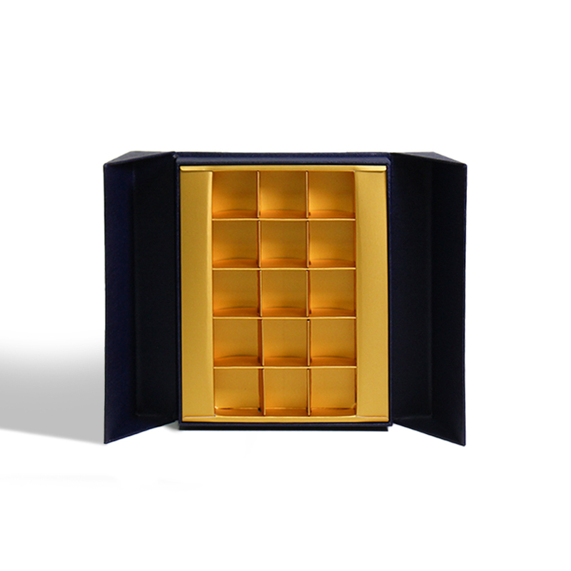 Custom Double Door Open Chocolate Candy Gift Hard Paper Box Wedding Valentine's Day Gift Party Packaging Boxes