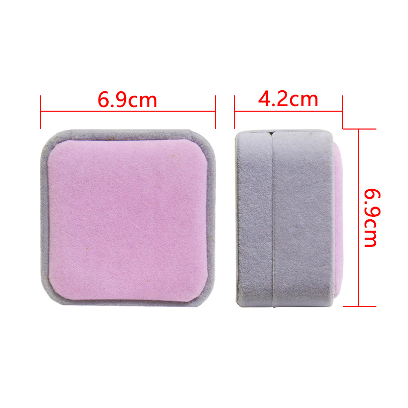Jewelry Velvet Ring Box Pendant Bracelet Necklace Gift Box Jewelry Earrings Packing Box