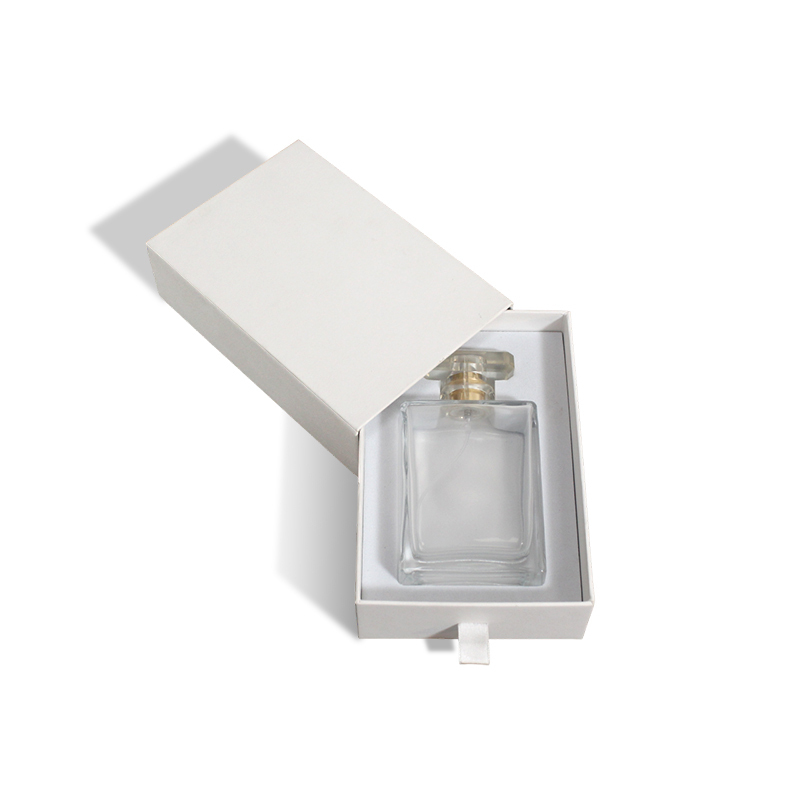 Cosmetics Perfume Drawer White Box With EVA Insert