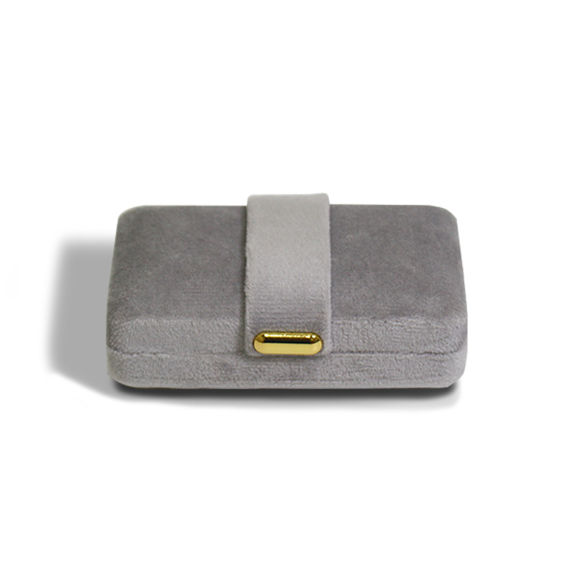 Eco-Friendly High-End Velvet Magnetic Closure Jewelry Packaging Box for Rings Earrings & Necklaces
