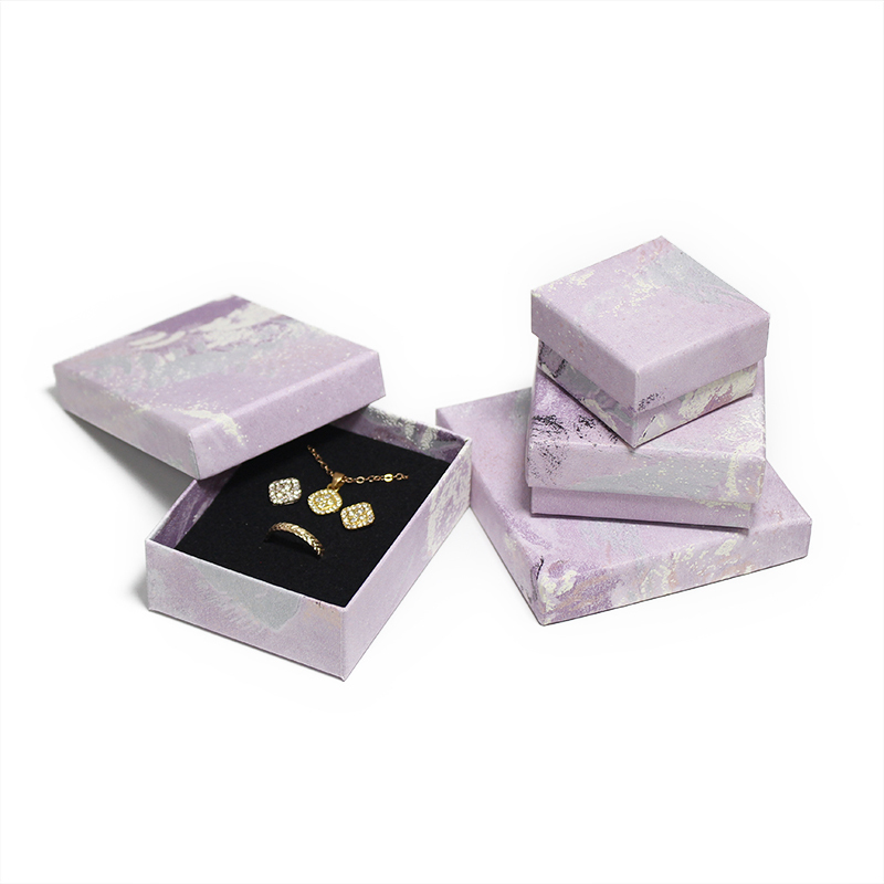 Luxury Pink Gradient Jewelry Box Rings Necklaces Bracelets Earrings Packaging Box With Handle Bag