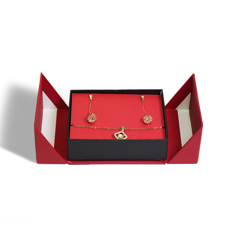Luxury Gift Jewelry Packaging Box Bracelet Necklace Earrings Ring Boxes Packaging Jewellery Custom Velvet Jewelry Box