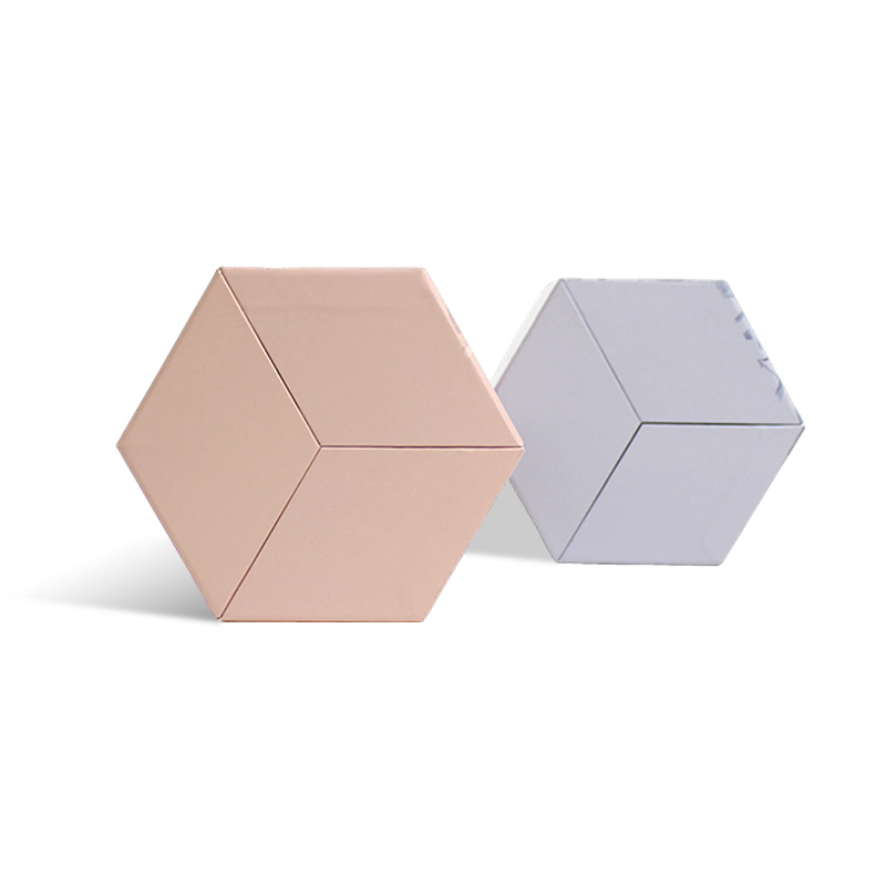 Hexagonal Pillar Magnetic Closure Cosmetic Box