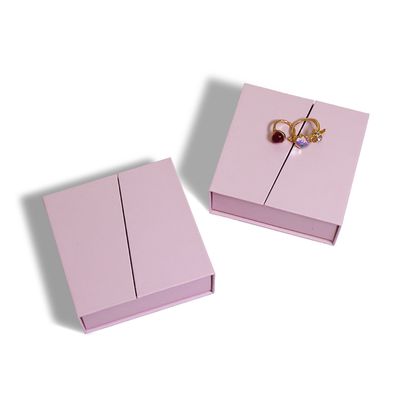 Eco Friendly Jewellery Packaging Box Personalised Custom Logo Hign End Cardboard Paper Double Door Jewelry Box
