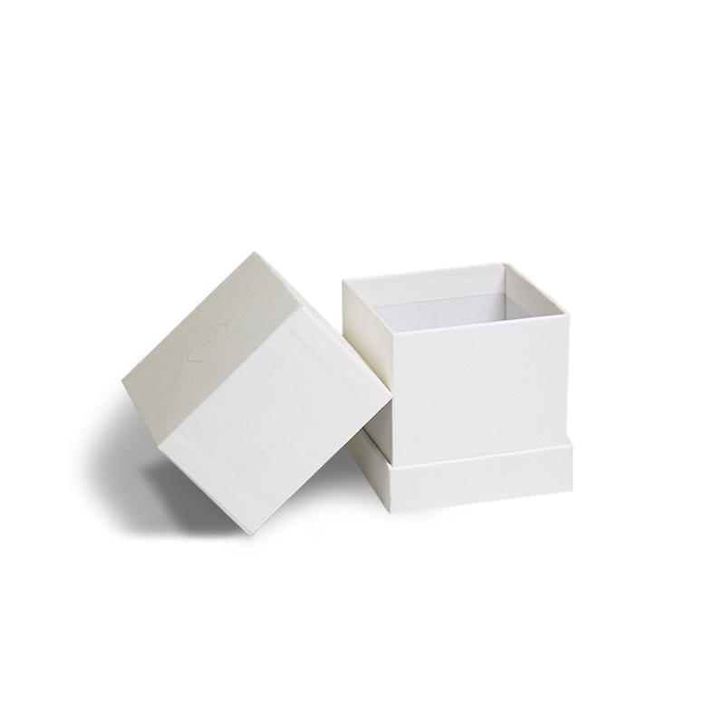Unique Luxury Empty Rigid Paper Gift Box Rectangular Craft Hard Cardboard Candle Box with Custom Logo