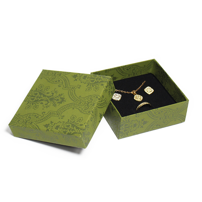 Eco-friendly Ring Box Blue Dislocation Flip Jewelry Packaging Customize Able Logo Pp Leather Material Necklace Box