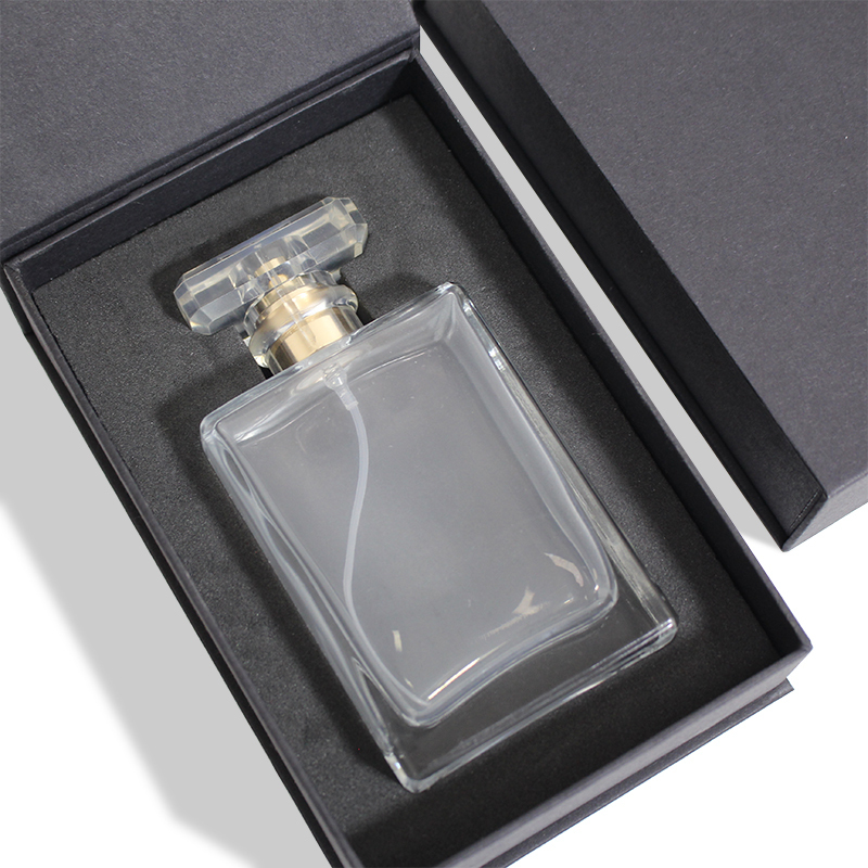 Perfume Clamshell Magnetic Black Box Neck EVA Insert