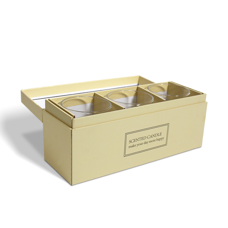Candle Clamshell Gift Box Corrugated Paper Insert
