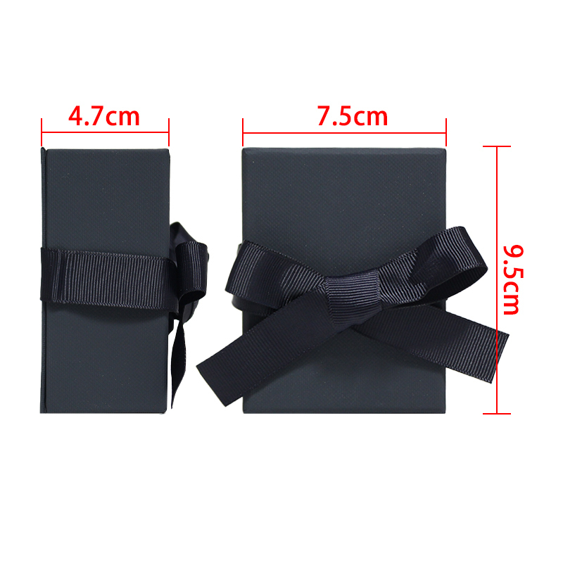 Creative Cardboard Textured Thickness Jewelry Box Reusable Bow Ribbon Stamping Foil for Crafts Packaging