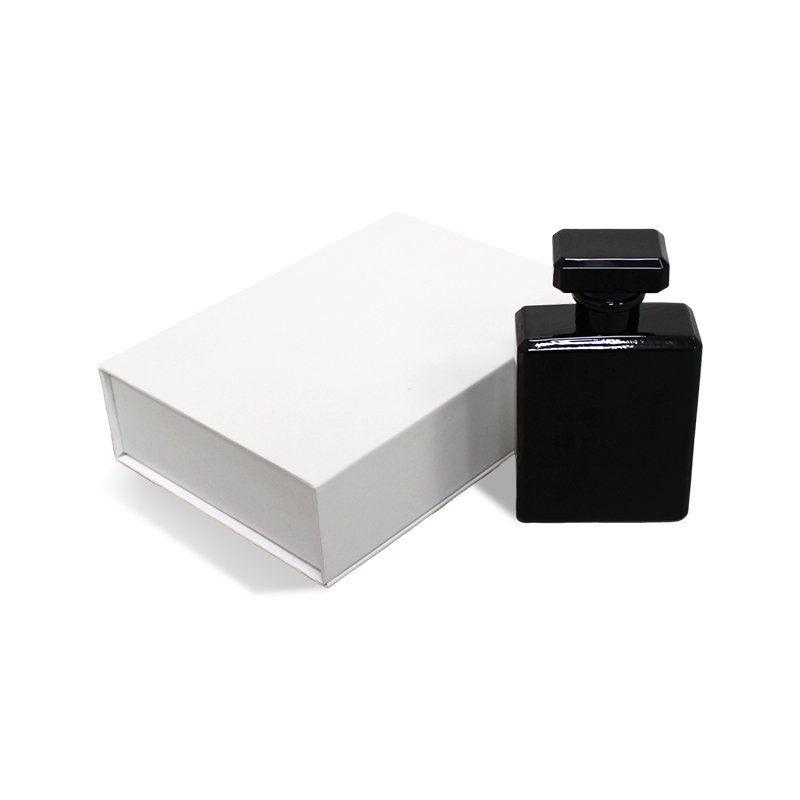 Cosmetics Perfume Clamshell Magnetic Box With Velvet Foam Insert
