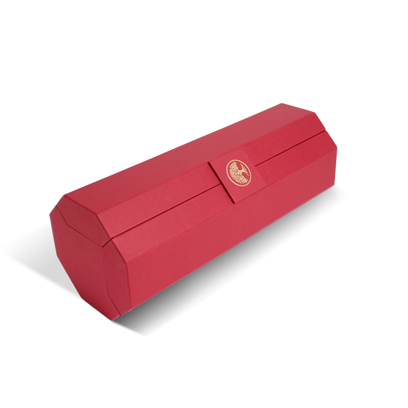 Wine Magnetic Hexagon Tube Paper Box Foam EVA Insert