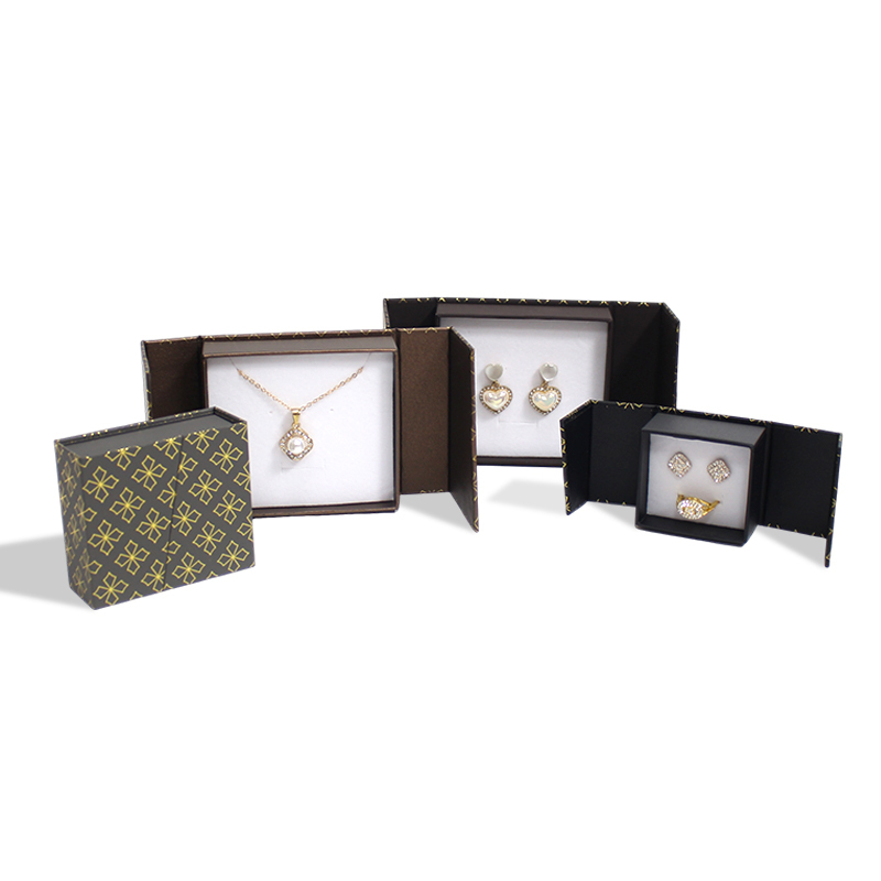 Double Opening Magnetic Jewelry Box With Sponge Insert