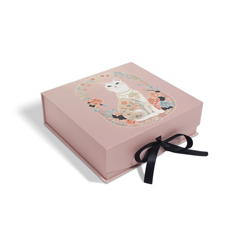 Cosmetic Clamshell Magnetic Box with Mirror