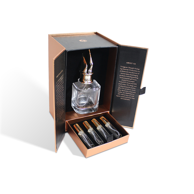 Perfume Double Door Magnetic Drawer Box With EVA velvet insert