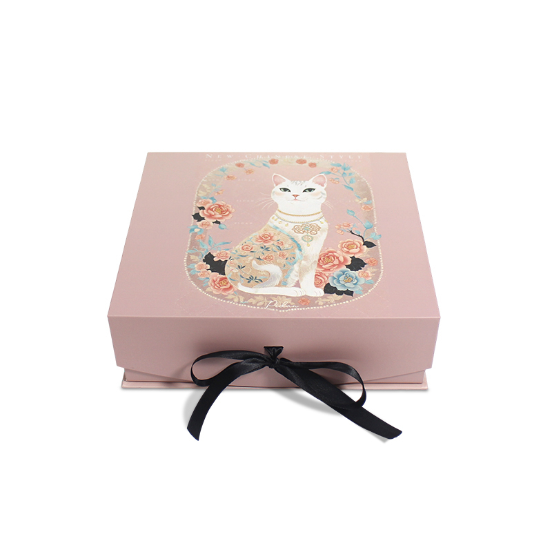 Cosmetic Clamshell Magnetic Box with Mirror