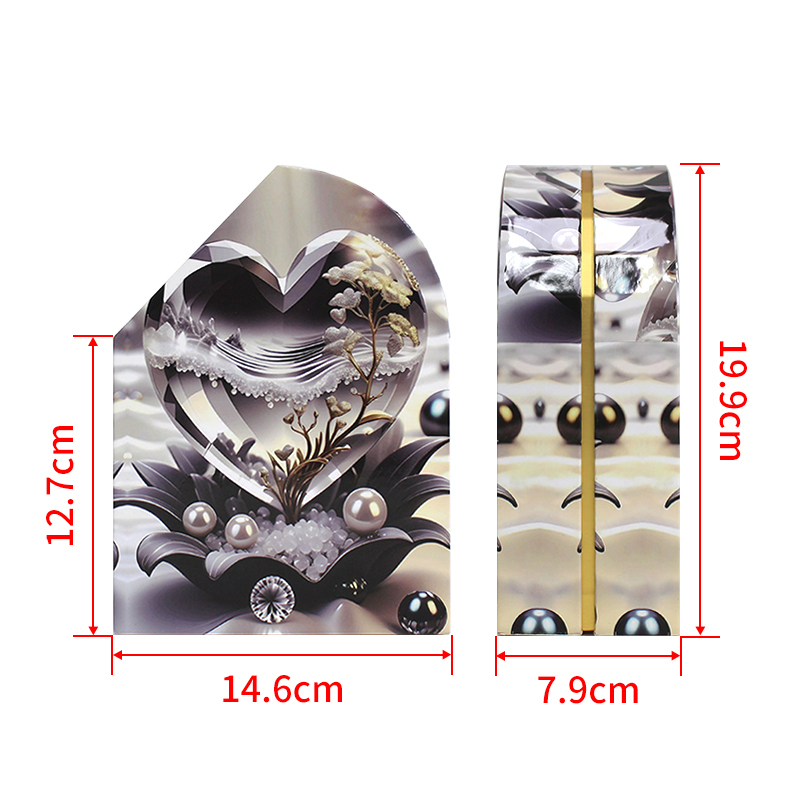 Cosmetic Removable Lid Box With Neck Box With EVA velvet insert