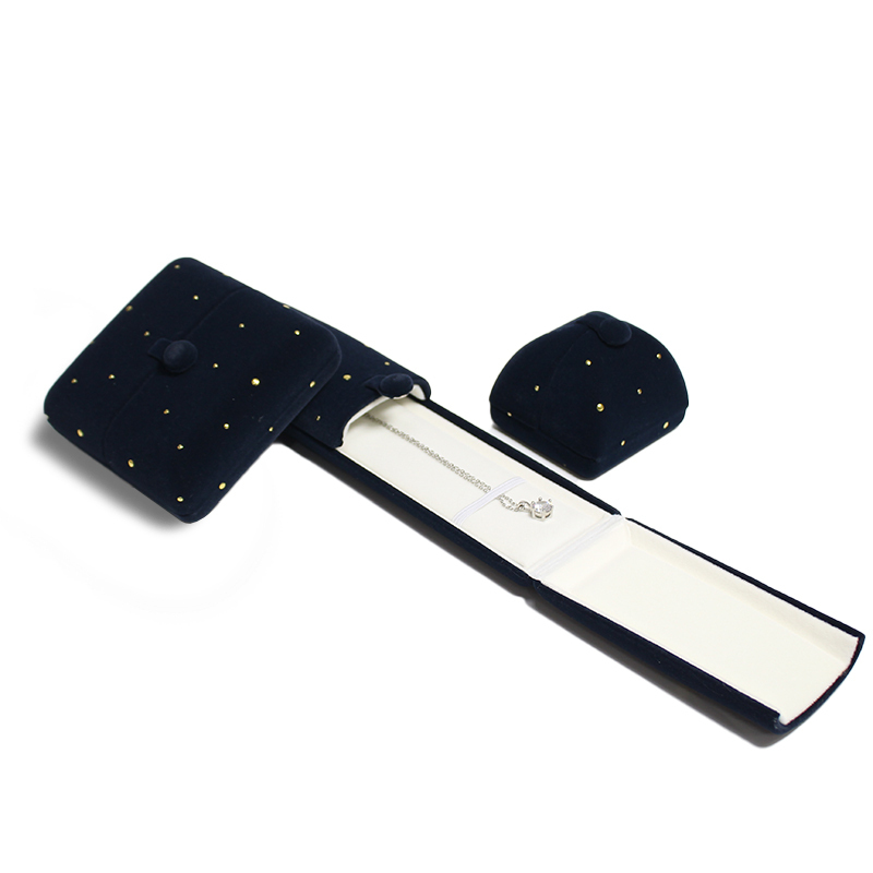 Luxury Jewelry Gift Box Packaging Wedding Velvet Jewelry Set Box