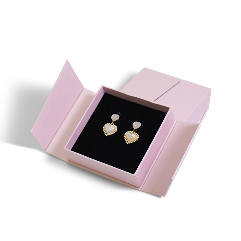 Eco Friendly Jewellery Packaging Box Personalised Custom Logo Hign End Cardboard Paper Double Door Jewelry Box