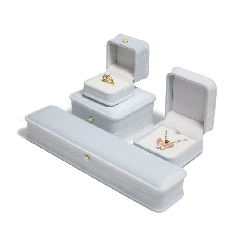 Earrings Ring Necklace Pendant-for Luxury Gift Packaging Velvet Jewelry Box and Bag
