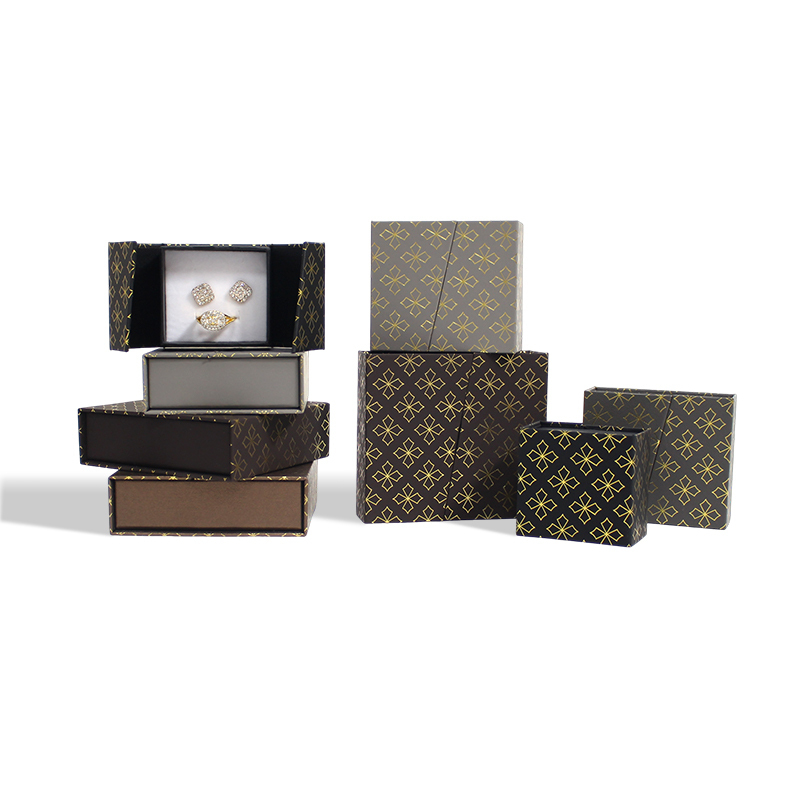 Double Opening Magnetic Jewelry Box With Sponge Insert
