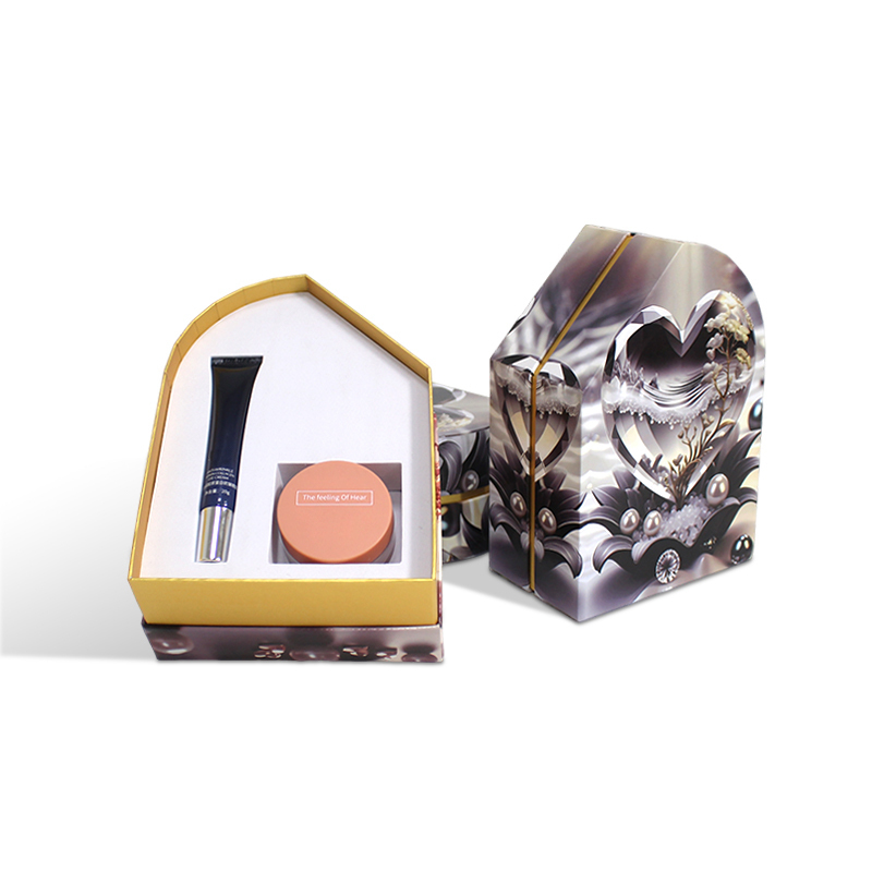 Cosmetic Removable Lid Box With Neck Box With EVA velvet insert