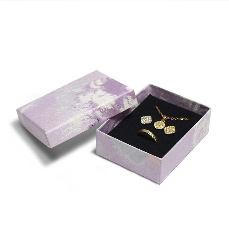 Luxury Pink Gradient Jewelry Box Rings Necklaces Bracelets Earrings Packaging Box With Handle Bag