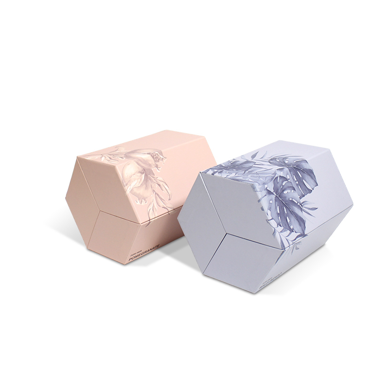 Hexagonal Pillar Magnetic Closure Cosmetic Box