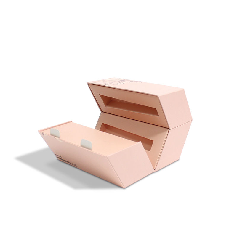 Hexagonal Pillar Magnetic Closure Cosmetic Box