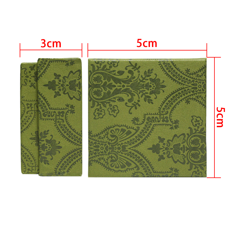 Eco-friendly Ring Box Blue Dislocation Flip Jewelry Packaging Customize Able Logo Pp Leather Material Necklace Box