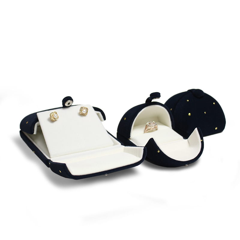 Luxury Jewelry Gift Box Packaging Wedding Velvet Jewelry Set Box