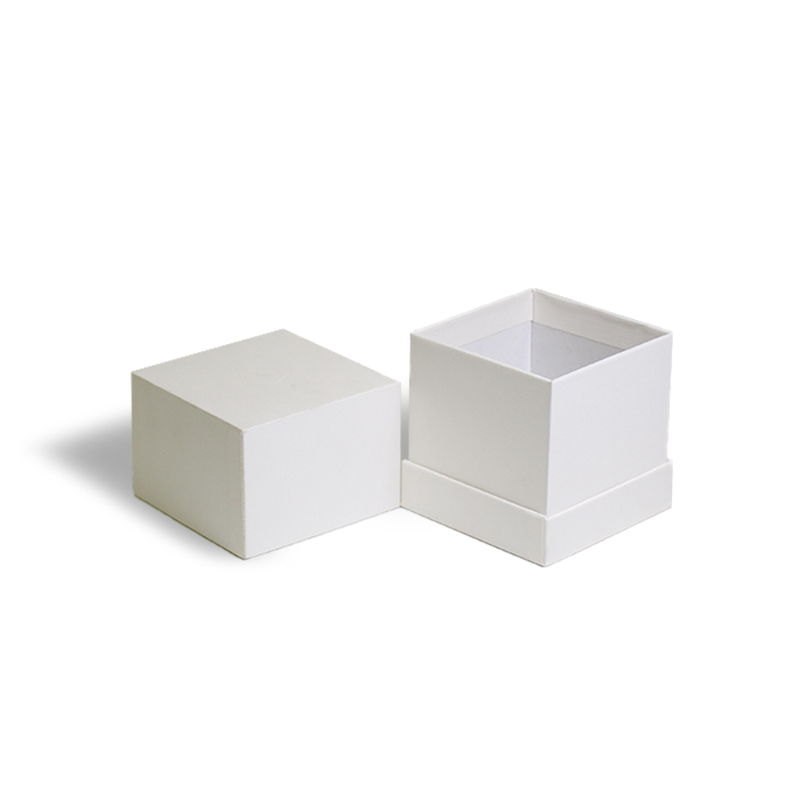 Unique Luxury Empty Rigid Paper Gift Box Rectangular Craft Hard Cardboard Candle Box with Custom Logo